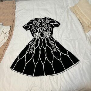 Botanical Print Dress